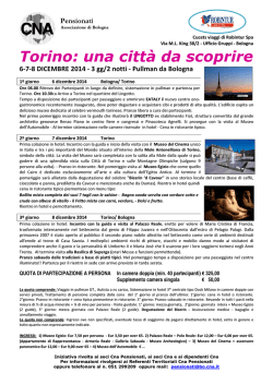 Torino: una citt&agrave; da scoprire