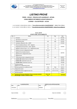 Listino prove (PDF)