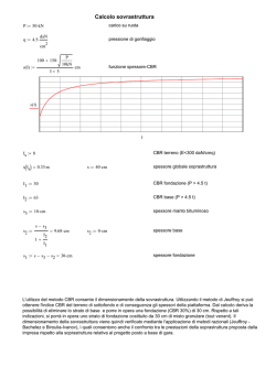 relazione di calcolo sovrastruttura stradale
