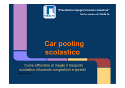 Car pooling scolastico - Forges