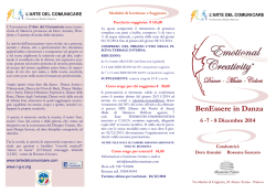 Volantino Danza - CSEN Regione Lombardia