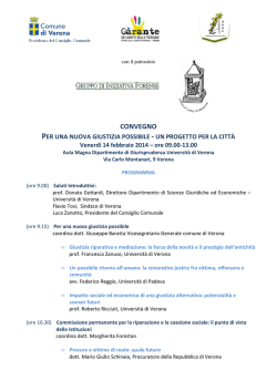 Brochure C F I Vr 2014 - Ordine degli Avvocati di Verona