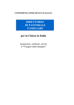 Direttorio di pastorale familiare - upfd