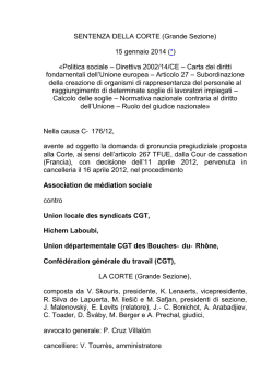 SENTENZA DELLA CORTE (Grande Sezione) 15