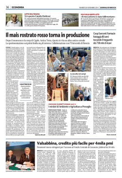 Banca Valsabbina, credito pi&ugrave; facile per 4mila PMI