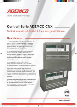 Centrali Serie ADEMCO CNX