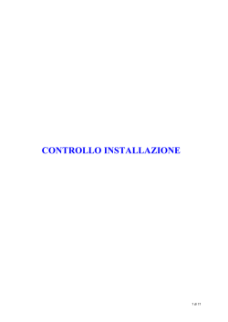 1 controllo installazione cmp