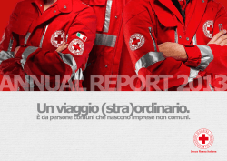 Annual Report 2013 - Croce Rossa Italiana