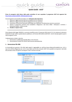 Guida AVCP - Axios Italia