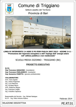 pe.rt.01 relazione descrittiva