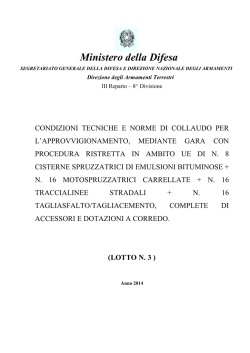 Condizioni Tecniche 3&deg; Lotto (File Pdf 260 Kb)