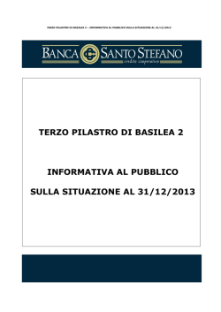 Informativa al Pubblico (31/12/2013)