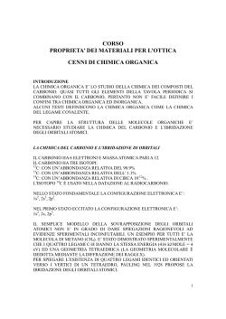 Appunti di chimica organica