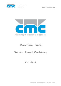 Macchine Usate Second Hand Machines
