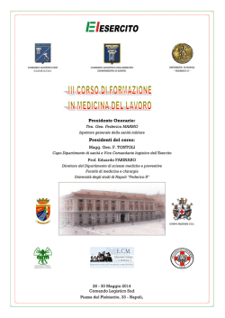 Programma - Ministero della Difesa