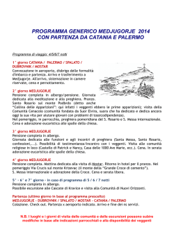PELLEGRINAGGIO A MEDJUGORJE 28