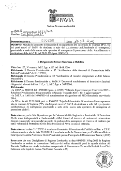 DD NUOVO CPE VOGHERA - Provincia di Pavia