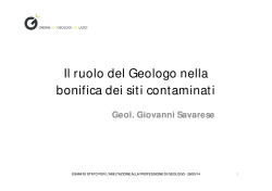 1 - Ordine dei Geologi del Lazio