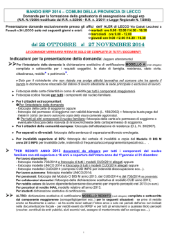 dal - Comune di Bellano