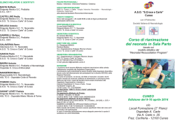 locandina. - Azienda Ospedaliera S. Croce e Carle