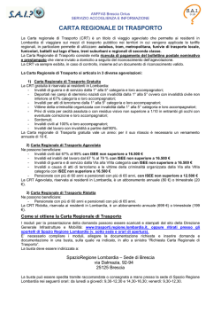 Carta Regionale di Trasporto