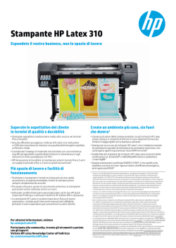 Stampante HP Latex 310 - Grafix Wide Solution