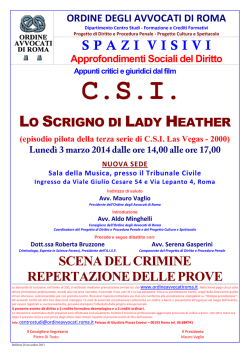 C.S.I. - Ordine degli Avvocati di ROMA