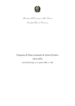 Piano triennale delle azioni positive 2014 &ndash; 2016 (PDF, 689 Kb)