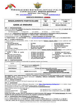 RP 5^ CRL Enduro Casanova di Rovegno 13 07 2014