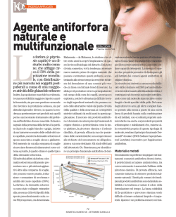 Agente antiforfora naturale e multifunzionale