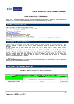 conti correnti - ordinario 22.01.2014