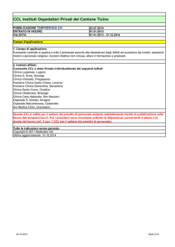 CCL Instituti Ospedalieri Privati del Cantone Ticino