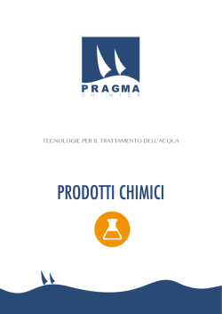 PRODOTTI CHIMICI - Pragma chimica