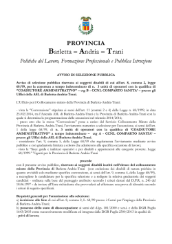 Barletta &ndash; Andria &ndash; Trani