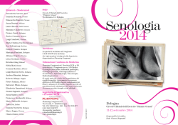 SENOLOGIA 2014 - Bologna 11-12 Settembre 2014