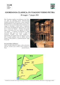 Programma dettagliato