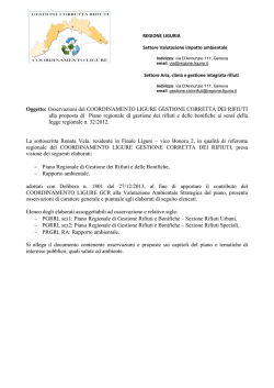 Doc. Osservazioni