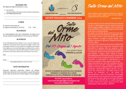 Sulle Orme del Mito - Comune di Brugine