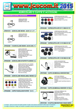 AURICOLARI E CUFFIE E ACCESSORI