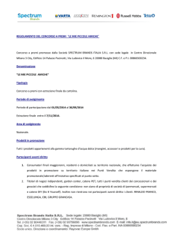 LE MIE PICCOLE AMICHE