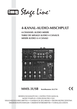4-KANAL-AUDIO-MISCHPULT