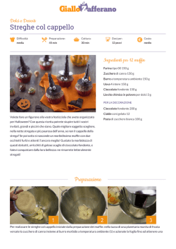 Ricetta Streghe col cappello - GialloZafferano.it