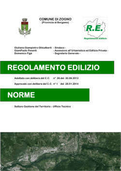 Nuovo Regolamento edilizio comunale approvato