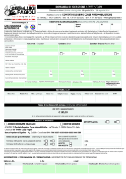 auto storiche - Trofeo Luigi Fagioli