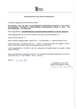 Untitled - Comune di Novara