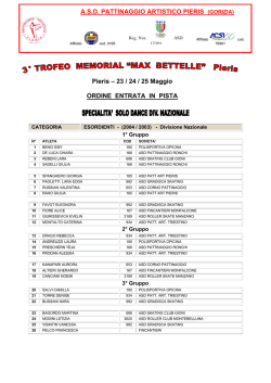 entrata in pista - Aquileia Skating