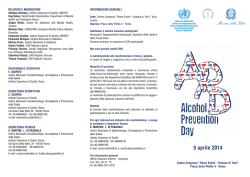 Scarica il programma - Società Italiana di Alcologia