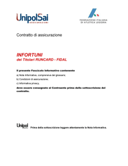UnipolSai - Runcard