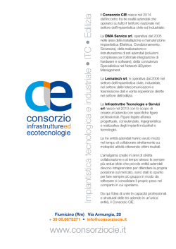 Brochure - Consorzio CIE