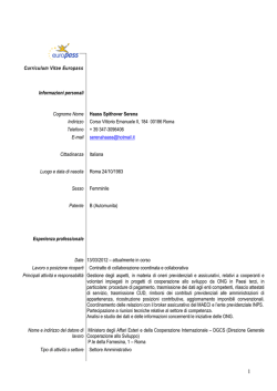 CV Dott.ssa Serena Haass Spithover